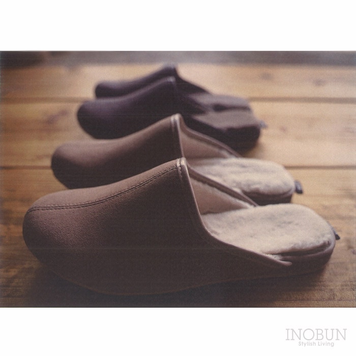 秋冬限定 ウォームズ warm's スリッパ L 25～27cm ネイビー