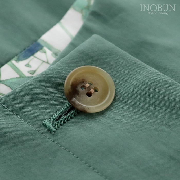 再入荷予定なし】イノブン別注 Crespi 裏リバティ ハーフコート ブルー