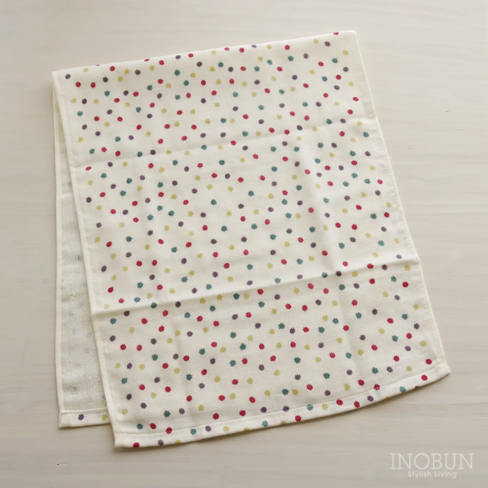 千代紙タオル chiyogami towel フェイスタオル こんぺい糖 手