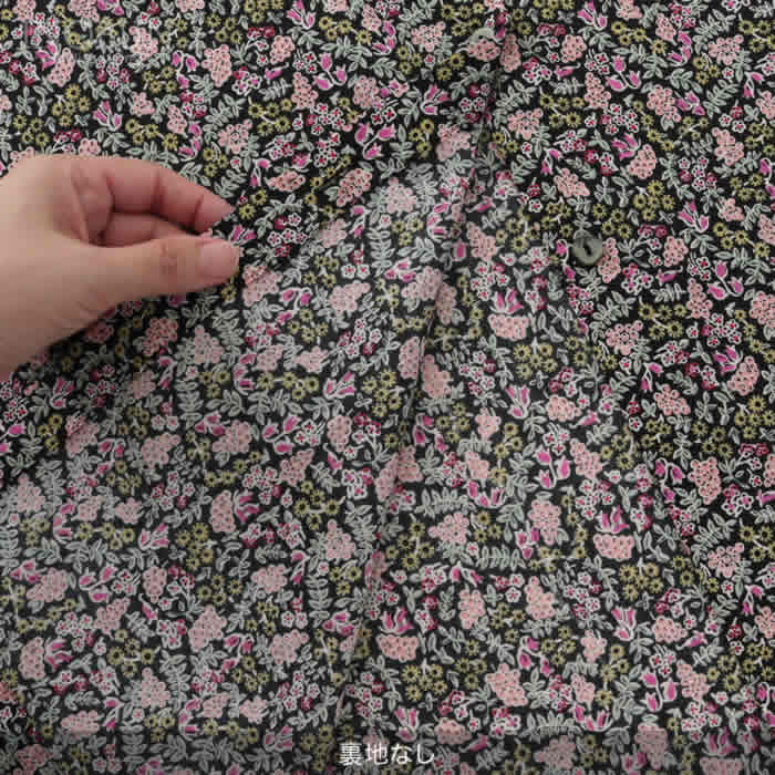 J.Sloane リバティ スタンドカラーAラインワンピース Berry