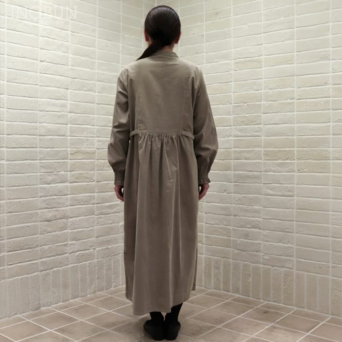 sosotto 細コール×LIBERTY リバティ ビブヨークワンピース Wiltshire