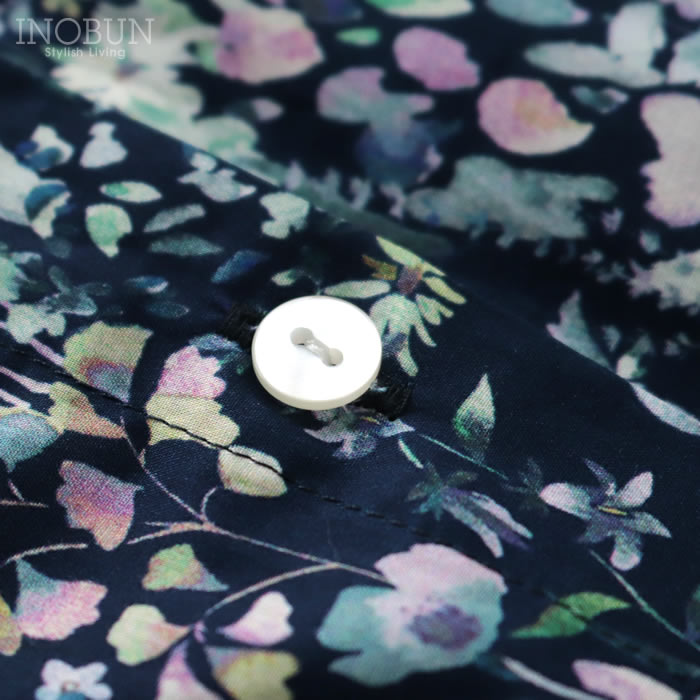 美品　ジェイスローアン　ブラウス　シャツ　リバティ J.Sloane (ジェイスローアン) ブラウス リバティプリント リネン