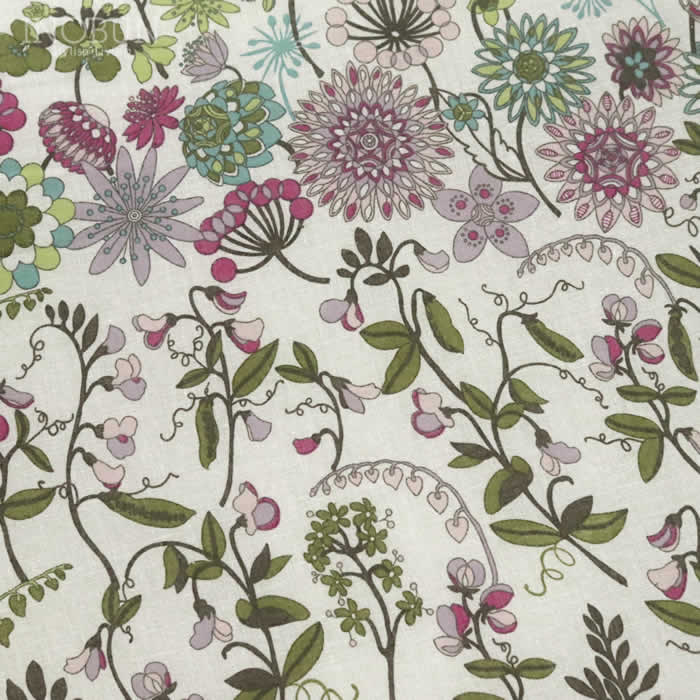 限定価格 キルト ミニソフトバスケット フラワーガーデン 収納