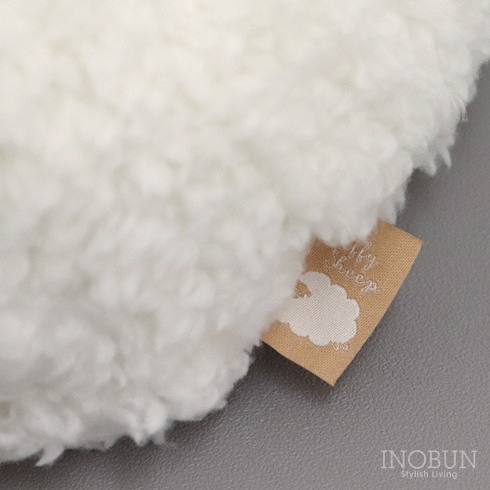 ティッシュボックスカバー fluffy sheep13 ベージュ INOBUN オリジナル