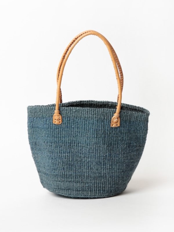 オンラインショップ サイザルバッグ（無地）Lサイズ ブルーBL｜KANKAN ONLINE SHOP バッグ