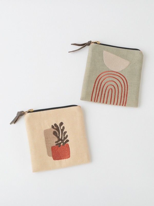 50％OFF】抽象画刺繍ポーチ｜KANKAN ONLINE SHOP【公式】