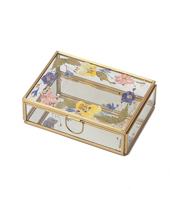 プレスフラワー レクタングルガラスボックス｜KANKAN ONLINE SHOP【公式】