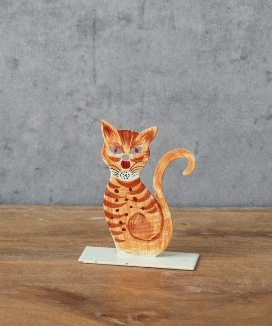 手描きアイアンスタンド オブジェ キャットS ｜KANKAN ONLINE SHOP【公式】