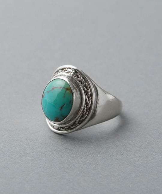 14号】シルバーリング ターコイズ｜KANKAN ONLINE SHOP【公式】