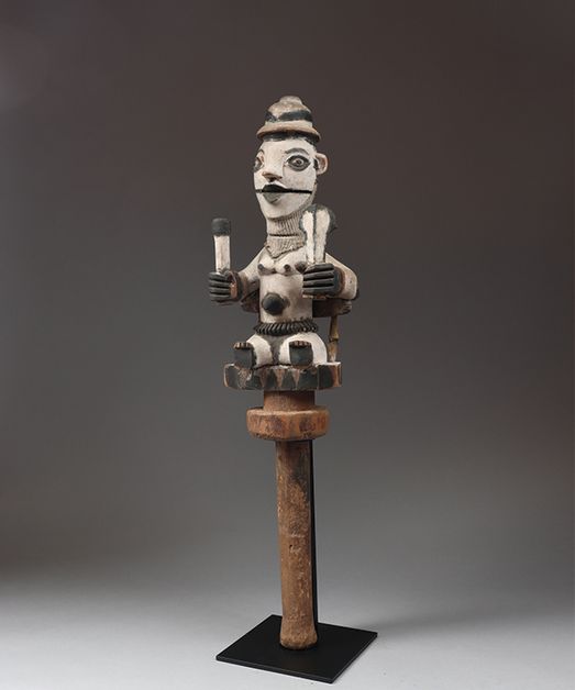 1626❣️アフリカ 民族 オブジェ 像 2体 セット アフリカのオブジェ/Primitive Art 【KANKAN】公式通販