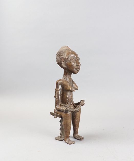 アフリカ コロン人形 タンタン 木製 ハンドペイント レトロ ヴィンテージ アフリカのオブジェ/Primitive Art 【KANKAN】公式通販