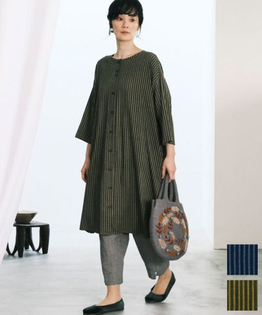 ワンピース・チュニック一覧｜ナチュラルで個性的な大人服