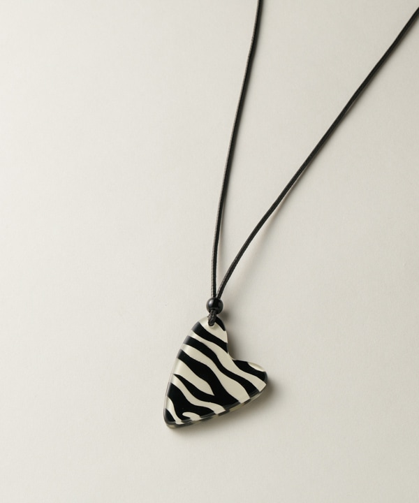 レジンハートゼブラネックレス｜KANKAN ONLINE SHOP【公式】