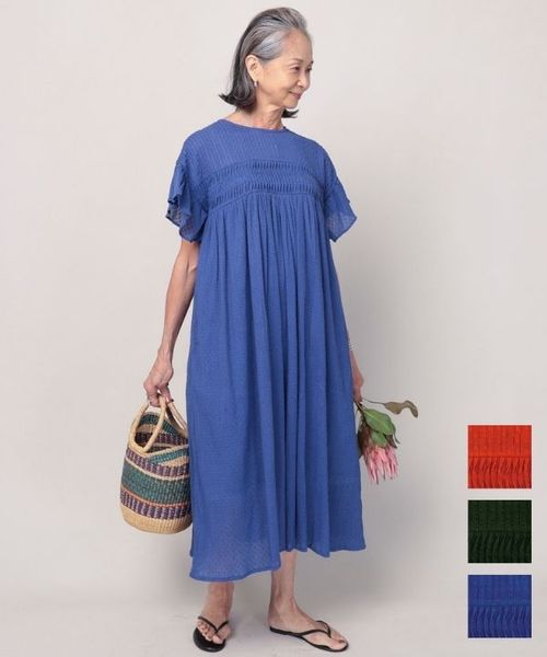ワンピース・チュニック一覧｜ナチュラルで個性的な大人服【KANKAN