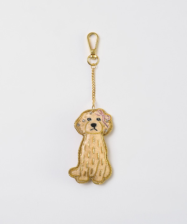 ザリ刺繍キーホルダー トイプードル｜KANKAN ONLINE SHOP【公式】