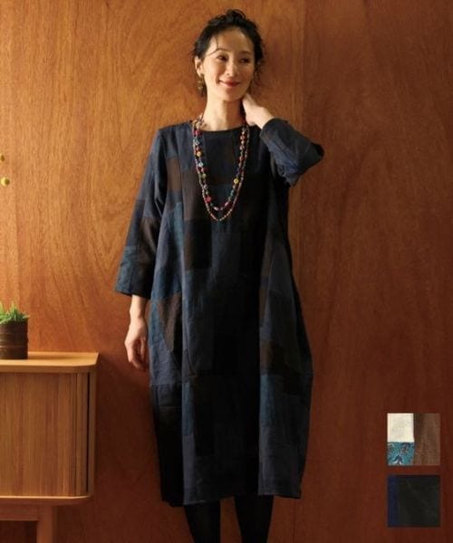 ワンピース・チュニック一覧｜ナチュラルで個性的な大人服【KANKAN