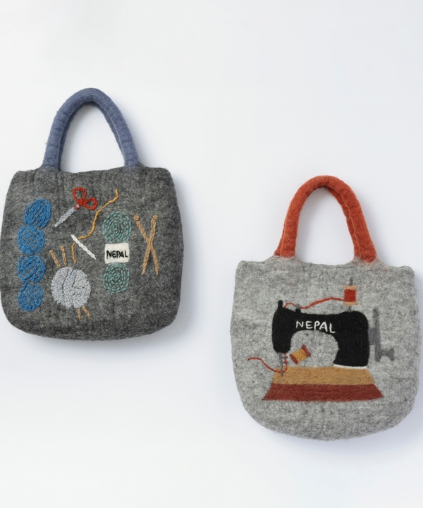刺繍フェルトバッグ｜KANKAN ONLINE SHOP【公式】