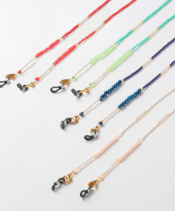 ビーズ メガネストラップA A25SDX076｜KANKAN ONLINE SHOP【公式】