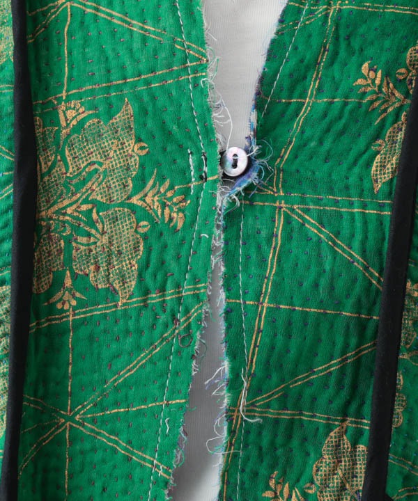 ラリーキルトパイピングジャケット （グリーン）｜KANKAN ONLINE SHOP