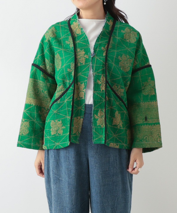 ラリーキルト ラリーキルトパイピングジャケット （グリーン）｜KANKAN ONLINE SHOP