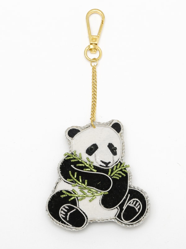 ザリ刺繍キーホルダー（パンダ） M21-2321｜KANKAN ONLINE SHOP【公式】