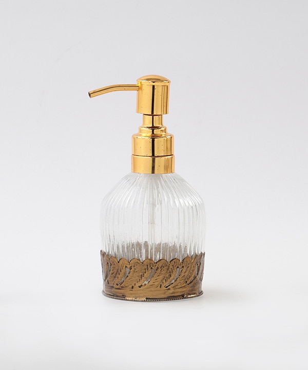メタル＆ガラスディスペンサー 容量300mL（2カラー） M15-2585｜KANKAN