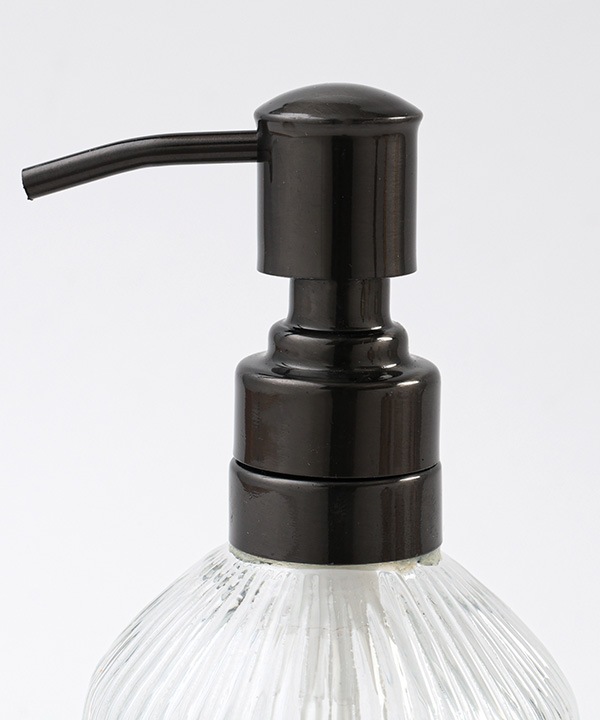 メタル＆ガラスディスペンサー 容量300mL（2カラー） M15-2585｜KANKAN