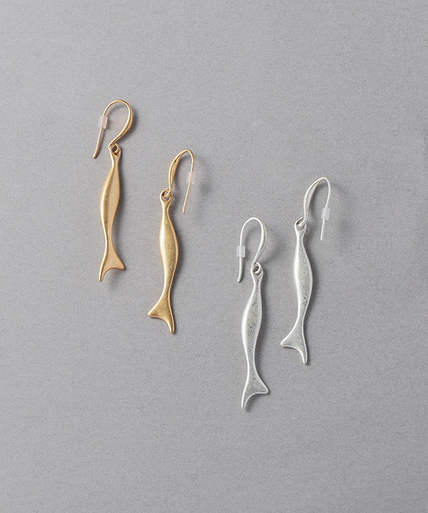 30％OFF】メタル サカナ フックピアス｜KANKAN ONLINE SHOP【公式】