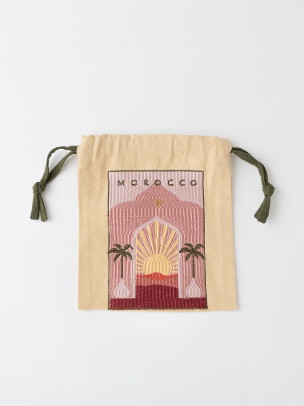 50％OFF】ワールドトリップ刺繍巾着｜KANKAN ONLINE SHOP【公式】