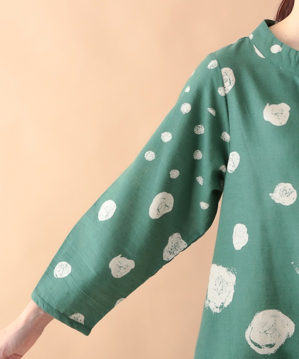 50%OFF】降り注ぐdotプリントチュニック｜KANKAN ONLINE SHOP【公式】