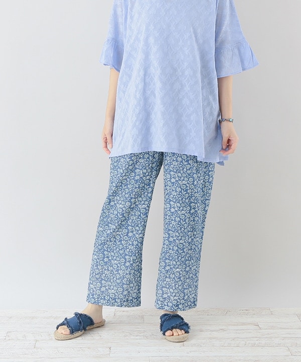 フローラルプリントダブルガーゼパンツ｜KANKAN ONLINE SHOP【公式】