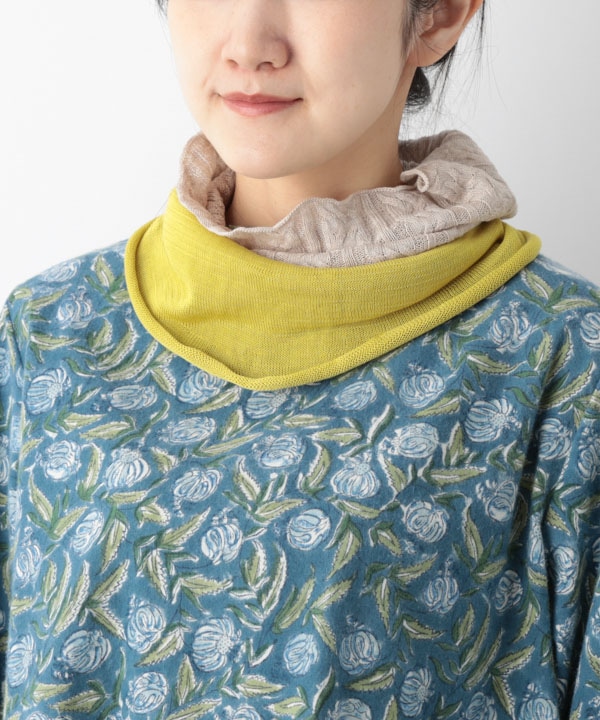 新品！nume シルク混カシミヤ混スヌード シルク混ツートンカラースヌード｜KANKAN ONLINE SHOP【公式】