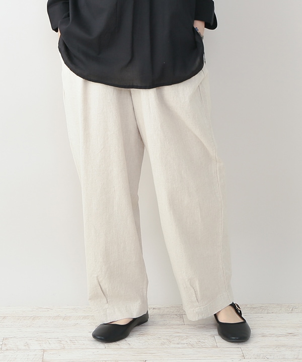 みんみんごー様　新品タグ付き　BEIGE. リネンパンツ みんみんごー様 新品タグ付き BEIGE. リネンパンツ 楽天市場