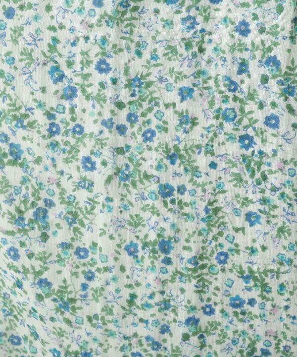 小花柄コットンダブルガーゼシャツワンピース｜KANKAN ONLINE SHOP【公式】