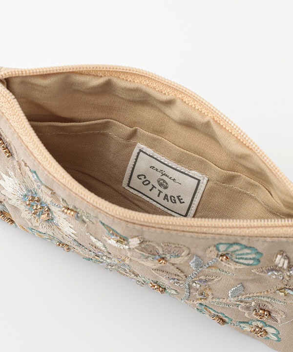 ビーズ刺繍ポーチS｜KANKAN ONLINE SHOP【公式】