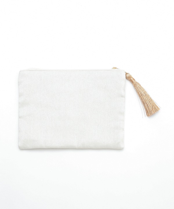 フルーツ刺繍（イチゴ・レモン）ポーチL｜KANKAN ONLINE SHOP
