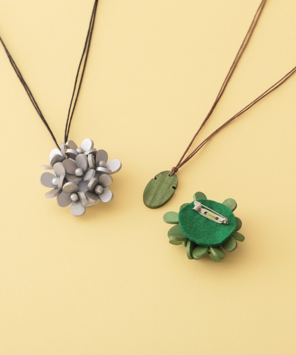 30％OFF】ウッド ハナ ブローチ兼用 ネックレス｜KANKAN ONLINE SHOP