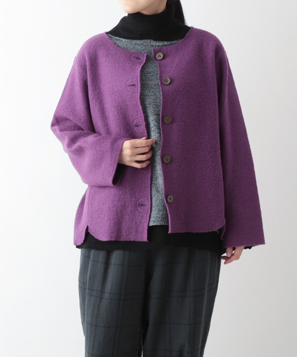 40％OFF】ほっこり縮絨ウールカーディガン｜KANKAN ONLINE SHOP【公式】
