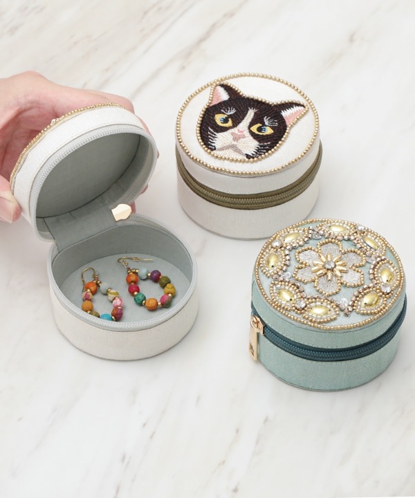 ビーズ刺繍 ラウンドケース｜KANKAN ONLINE SHOP【公式】