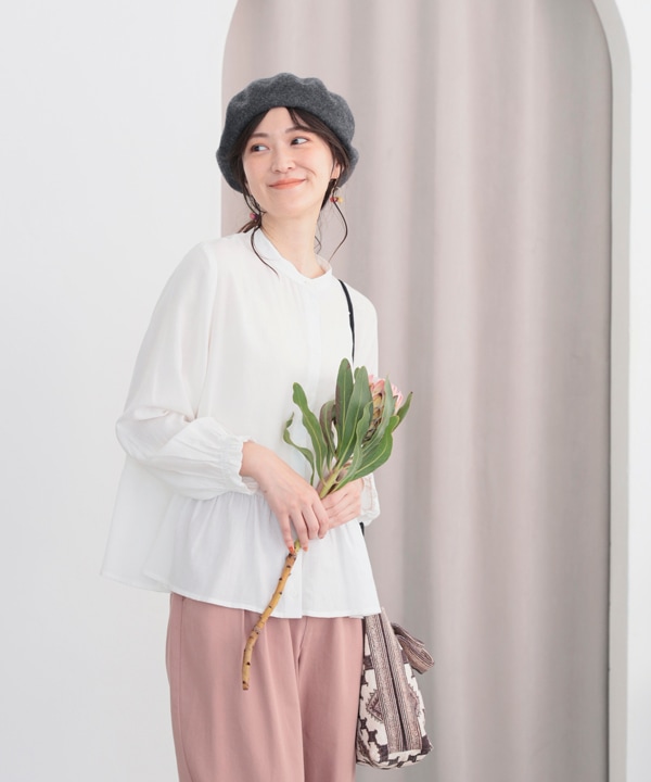 30％OFF】ソフトコットンツイルブラウス｜KANKAN ONLINE SHOP【公式】