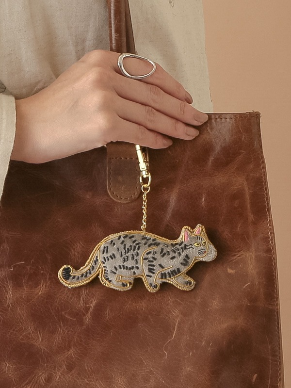 【新品】 TSUHARU SM2 ノベルティ ねこ刺繍ミトン SUIMIN 猫刺繍と猫グッズ