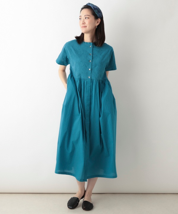 様々なボタニカル刺繍コットン2wayワンピース｜KANKAN ONLINE SHOP【公式】