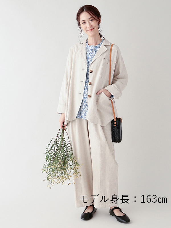 ANF01クリステンセンドュノルド リネンジャケット 羽織り カジュアル ANF01クリステンセンドュノルド リネンジャケット 羽織り カジュアル