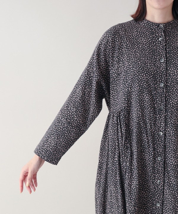 レオパードドットプリントドビー前開ワンピース｜KANKAN ONLINE SHOP