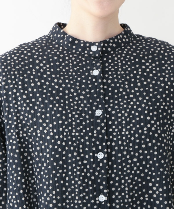 美品✨ソレイアード　サッカー　ドットプリント　シャツワンピース　36 55567971_b_10_215.jpg