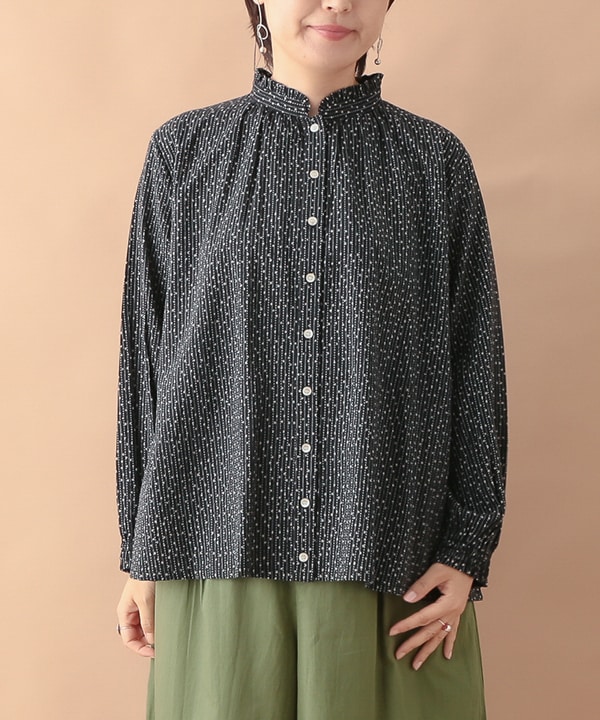 期間限定・お買い得商品: |産地直送 再入荷【30％OFF】各色1点限り/ミニドットプリントコットン ピアス