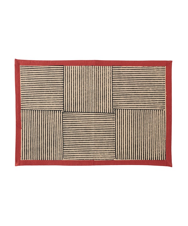 ブロックプリントプリント ランチョンマット M27-2757｜KANKAN ONLINE