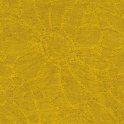 再入荷【40％OFF】イエロー1点限り/フローラルシフリー刺繍