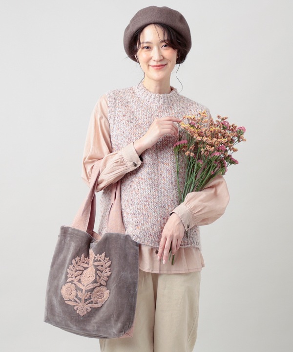 フロレッタ刺繍トート｜KANKAN ONLINE SHOP【公式】