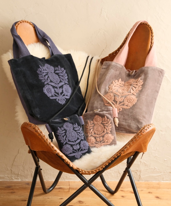 フロレッタ刺繍トート｜KANKAN ONLINE SHOP【公式】
